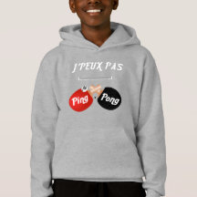 T-shirt  J'peux pas j'ai ping-pong