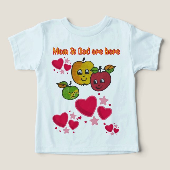 T-Shirt Mom and Dad (Diseño delantero )