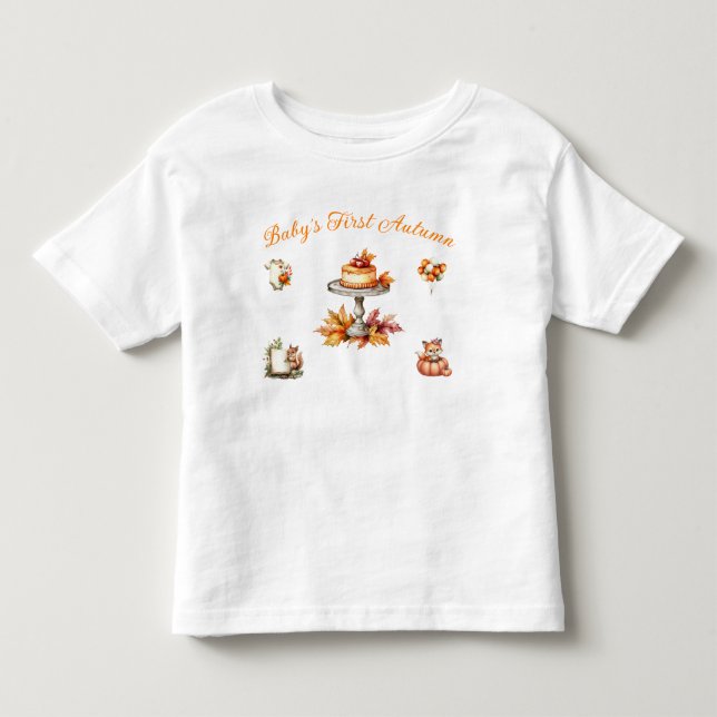 -T-Shirt Otumn Baby Shower Jersey (Anverso)