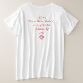 T-Shirt Plus tamaño WW Weekend Flaget 2023