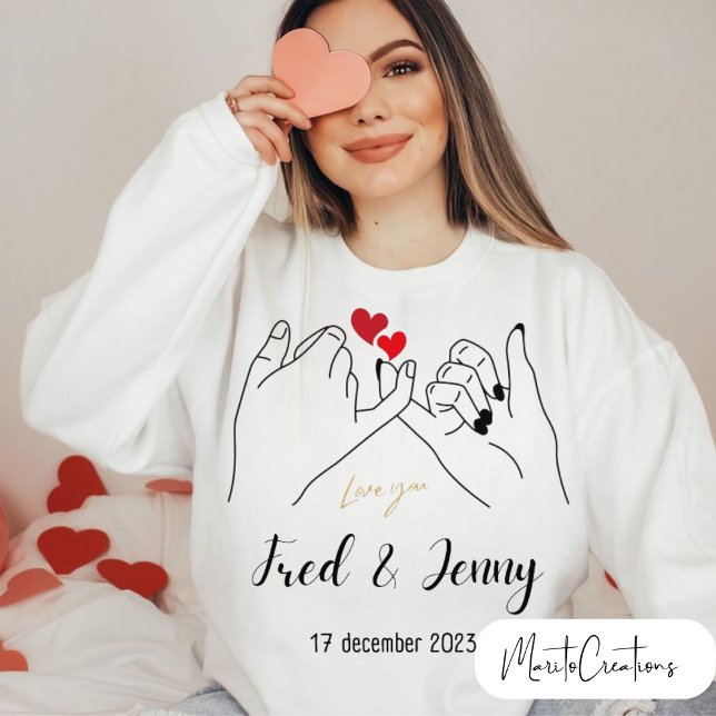 t-shirt sweater for him and her on Valentine's Day (Subido por el creador)