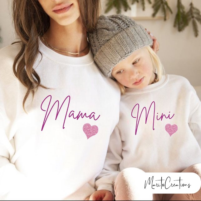 T-shirt sweater in couple with your daughter. (Subido por el creador)