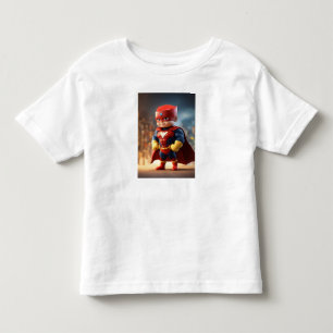T-Shirt Toddler Fine Jersey Kids super héroe impre