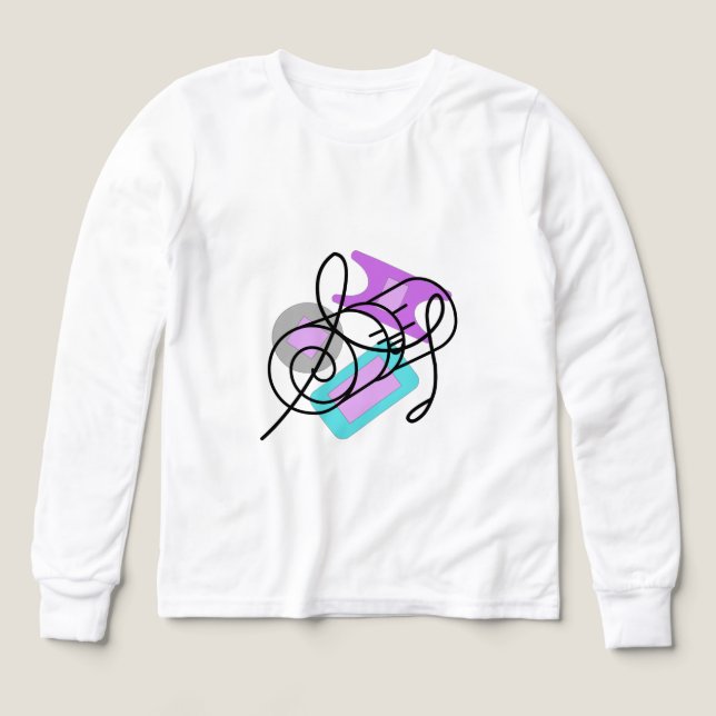 T-Shirt Tri-Blend Shirts  Modern Colorful Pattern  (Diseño frontal)