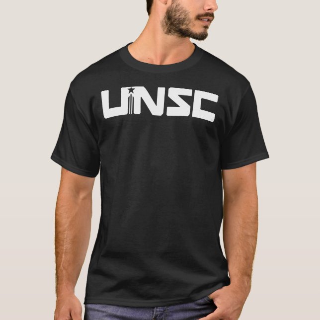 T-Shirt U.N.S.C Logo (Halo) camiseta clásica (Anverso)