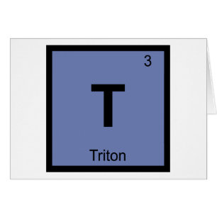 T - Tritón Símbolo de la Tabla Periódica de Químic