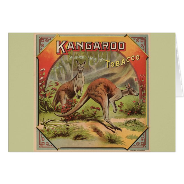 Tabaco canguro 1900 (Anverso (Horizontal))
