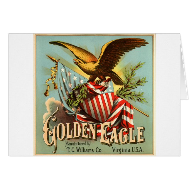 Tabaco de águila dorada 1900 (Anverso (Horizontal))