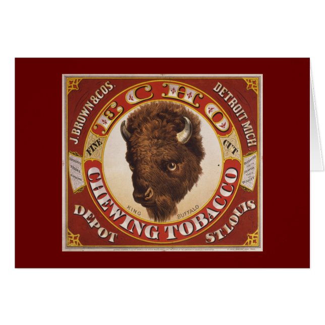 Tabaco de mascado de Echo - Corta de Búfalo Rey (Anverso (Horizontal))