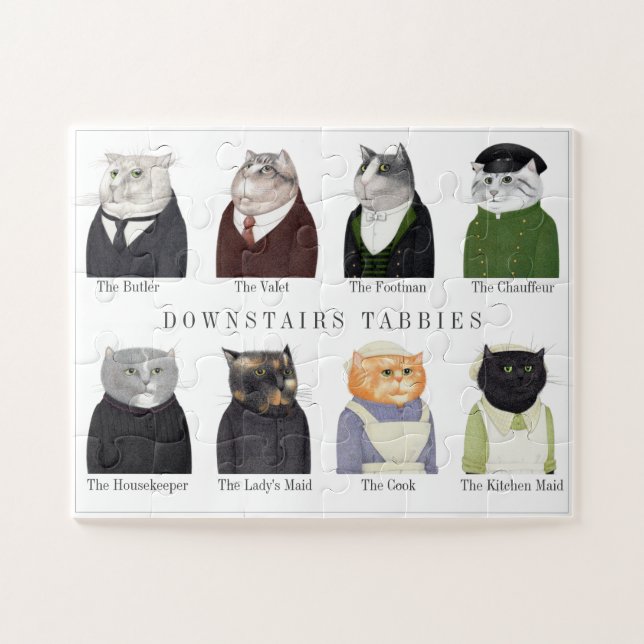 TABBBIES DESCENDENTES 11x14 Gran rompecabezas (Horizontal)