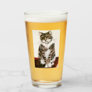 Tabby Cat Art Moggie Kitty