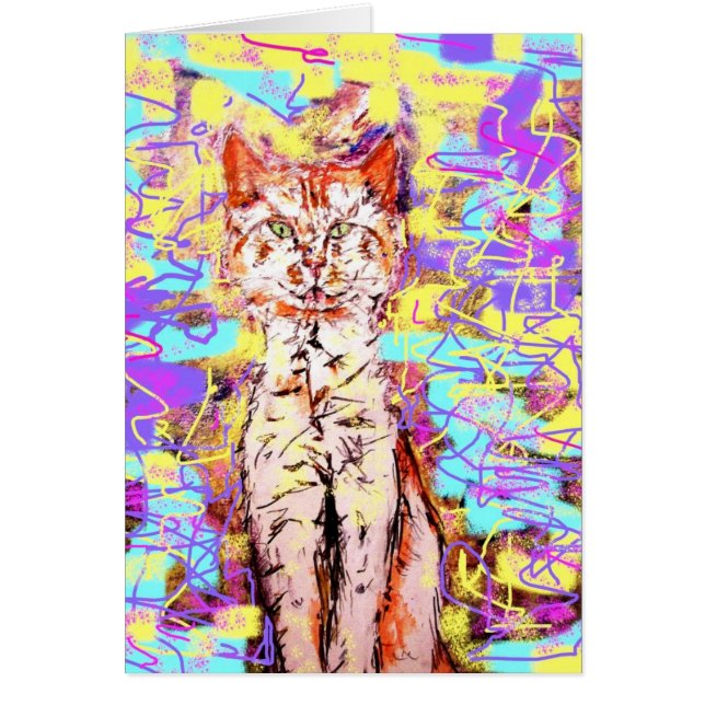 tabby cats rock popart (Frente)