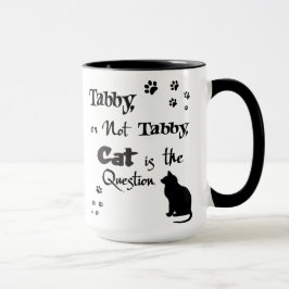 Tabby o no taza del amante del gato de Shakespeare