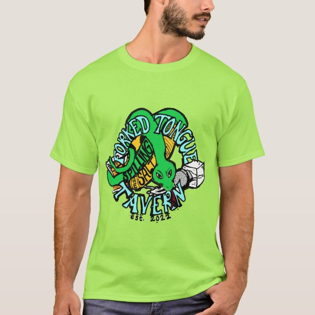 Taberna de lengua falsificada - Camiseta Unisex (Anverso)