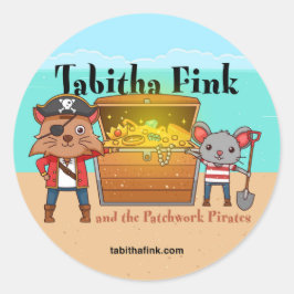 Tabitha Fink y el pegatina de los piratas del