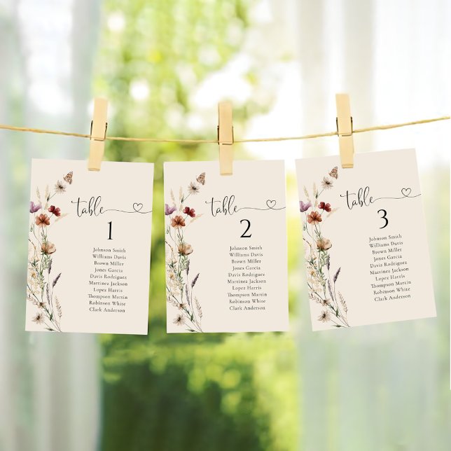 Tabla de asientos de la mesa del Boda Boho Tiny Wi (Subido por el creador)