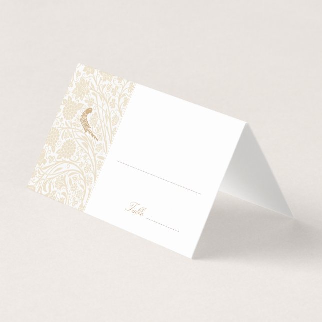 Tabla de Bodas de tarjetas de nombre (Anverso)