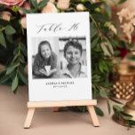 Tabla de Bodas minimalistas 16 Número y tarjeta de<br><div class="desc">Una forma diferente de mostrar los números de la tabla boda. Diseñado para coincidir con la colección "Boda Essentials - Classic". Esta plantilla incluye 2 imágenes que podrían ser cuando eras niño, tabla 16 in. tipografía clásica elegante de escritura, nombres de pareja y fecha de boda. Obtener tablas 1 -...</div>