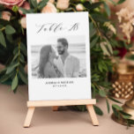 Tabla de Bodas minimalistas 18 Número y tarjeta de<br><div class="desc">Una forma diferente de mostrar los números de la tabla boda. Diseñado para coincidir con la colección "Boda Essentials - Classic". Esta plantilla incluye 1 imagen que podría ser cuando usted era niño o como pareja, tabla 18 in. tipografía clásica elegante, nombres de pareja y fecha boda. Obtener tablas 1...</div>