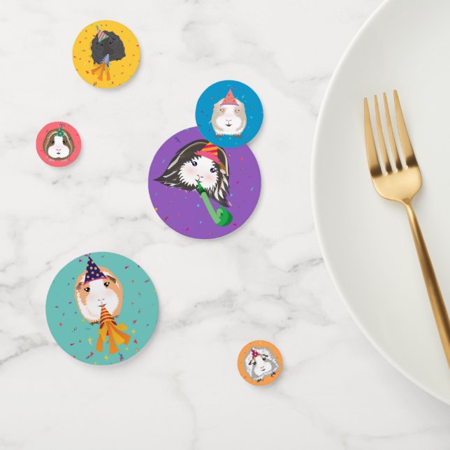 Tabla de cerdo guineana Confetti Parte 1 (Grupo)