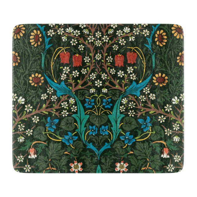TABLA DE COLOR DE VIDRIO: WILLIAM MORRIS (Anverso)
