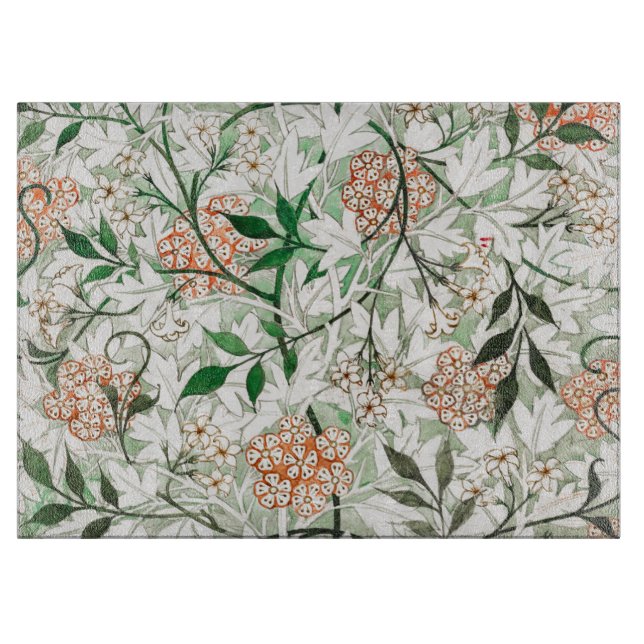 TABLA DE COLOR DE VIDRIO : WILLIAM MORRIS : JASMIN (Anverso)