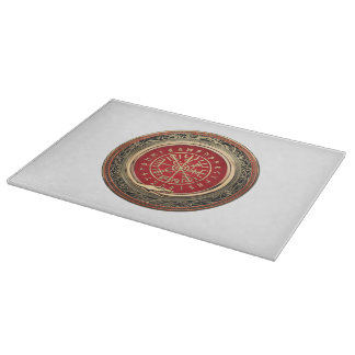Tabla De Cortar [110] Vegvisir - Viking Gold Magic Runic Compass