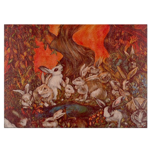 Tabla De Cortar 16 Bunnies (Anverso)