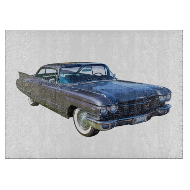 Tabla De Cortar 1960 Cadillac Classic Luxury Car (Anverso)