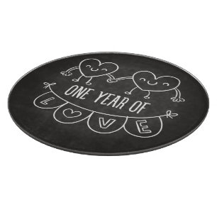 Tabla De Cortar 1.ᵉʳ Cartel decorativo de corte de vidrio