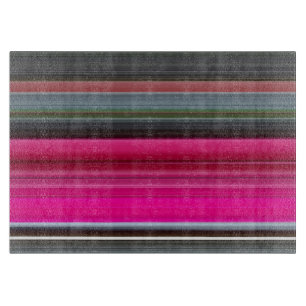 Tabla De Cortar #1 abstracto: Cerise y gris