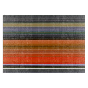 Tabla De Cortar #1 abstracto: Naranja y gris