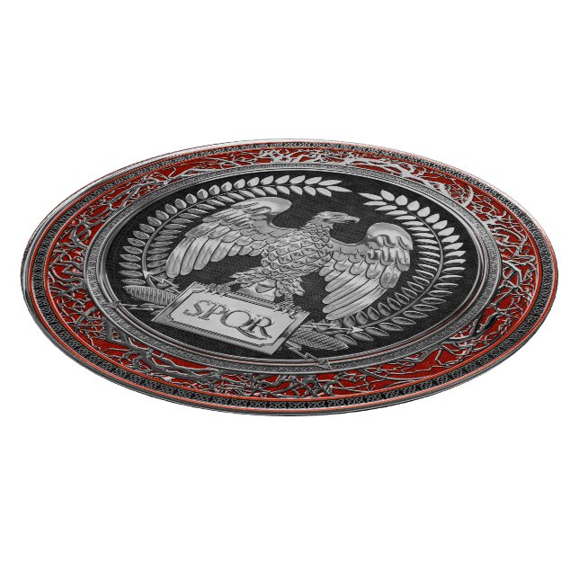 Tabla De Cortar [200] Águila imperial romana plateada (Borde)