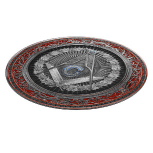 Tabla De Cortar [200] Master Mason - Silver Square & Compass