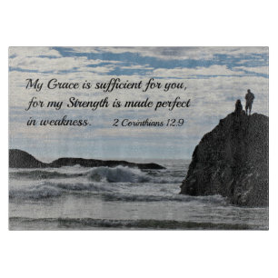 Tabla De Cortar 2 Corintios 12:9 Mi gracia es suficiente para ti.
