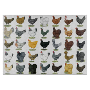 Tabla De Cortar 49 gallinas del pollo