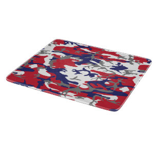 Tabla De Cortar 4 de julio, Día de la Independencia, Gris Camuflaj