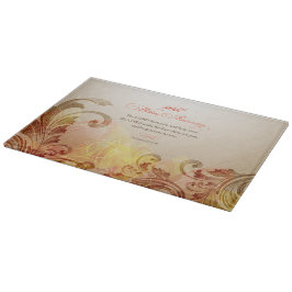 Tabla De Cortar 50° Aniversario del Boda, bendiciones del Señor y 