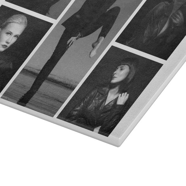 Tabla De Cortar 5 Collage de fotos editable (Borde)