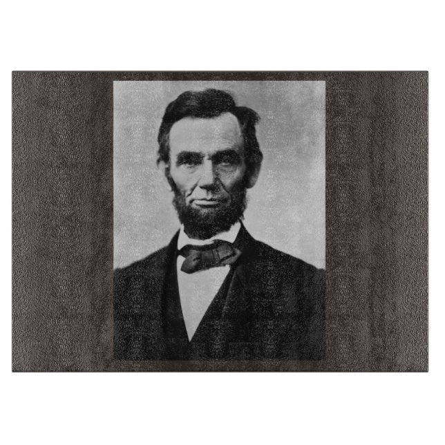 Tabla De Cortar Abraham Lincoln: 16º presidente de América (Anverso)