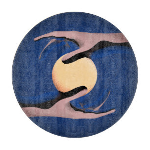 Tabla De Cortar Abrazo celeste