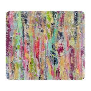 Tabla De Cortar Abrigo de muchos colores 6 x 7 tablero de corte de