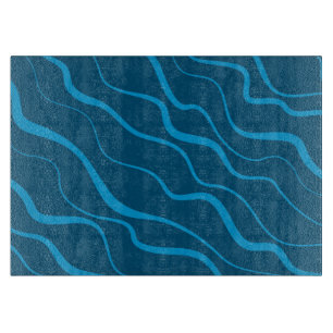 Tabla De Cortar Absorción de ondas azules, simples, modernas y fre