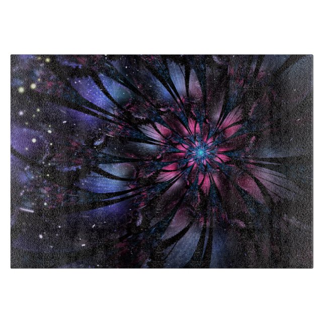 Tabla De Cortar Abstract fractal flower design.  (Anverso)