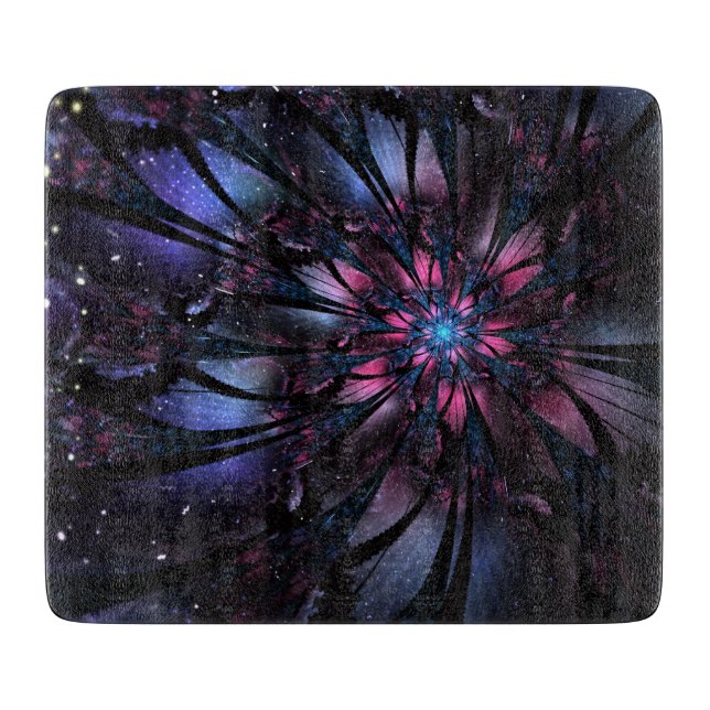 Tabla De Cortar Abstract fractal flower design.   (Anverso)