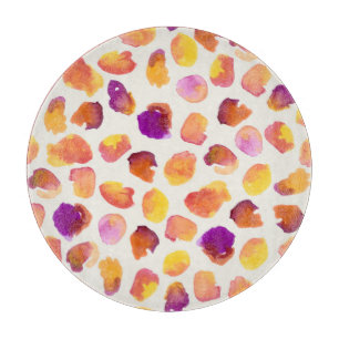 Tabla De Cortar Abstract Watercolor Vintage Ilustracion sin foco