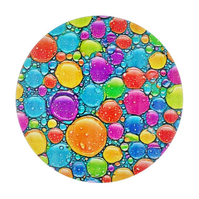 Tabla De Cortar Abstracto Drogas Líquidas (Anverso)