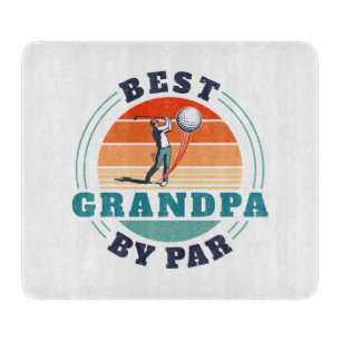 Tabla De Cortar Abuelo Retro Mejor Por Par Día del Padre Personali