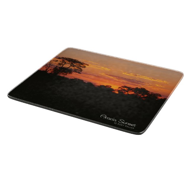 Tabla De Cortar Acacia Sunset (Borde)