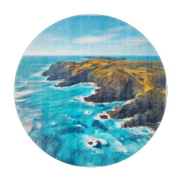 Tabla De Cortar Acantilados oceánicos: costa salvaje